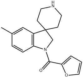 Furan-2-Yl(5-Methylspiro[Indoline-3,4'-Piperidine]-1-Yl)Methanone Structural