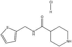 N-(2-thienylmethyl)piperidine-4-carboxamide hydrochloride Structural