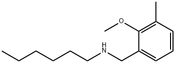 Hexyl-(2-methoxy-3-methyl-benzyl)-amine Structural