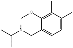Isopropyl-(2-methoxy-3,4-dimethyl-benzyl)-amine Structural