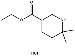 ETHYL 6,6-DIMETHYLPIPERIDINE-3-CARBOXYLATE HCL Structural