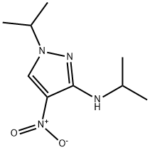 Isopropyl-(1-isopropyl-4-nitro-1H-pyrazol-3-yl)-amine Structural