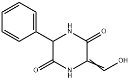 2,5-Piperazinedione, 3-(hydroxymethylene)-6-phenyl- Structural