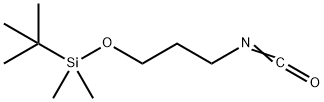 tert-butyl(3-isocyanatopropoxy)dimethylsilane Structural