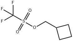 Trifluoro-methanesulfonic acid cyclobutylmethyl ester Structural