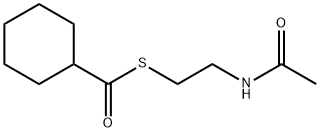 S-(2-Acetamidoethyl) cyclohexanecarbothioate Structural