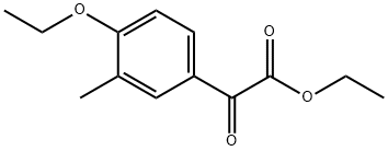Ethyl 4-ethoxy-3-methylbenzoylformate Structural