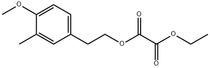 ETHYL 4-METHOXY-3-METHYLPHENETHYL OXALATE Structural