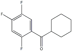 cyclohexyl-(2,4,5-trifluorophenyl)methanone Structural