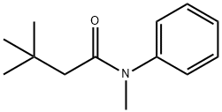 N,3,3-trimethyl-N-phenylbutanamide Structural