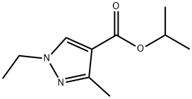 isopropyl 1-ethyl-3-methyl-1H-pyrazole-4-carboxylate Structural