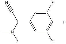 Dimethylamino-(3,4,5-trifluoro-phenyl)-acetonitrile Structural