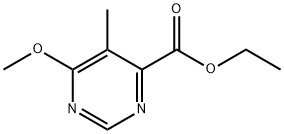 ETHYL 6-METHOXY-5-METHYLPYRIMIDINE-4-CARBOXYLATE Structural