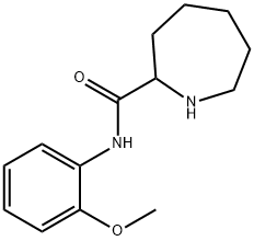 Azepane-2-carboxylic acid (2-methoxy-phenyl)-amide Structural