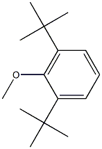 Benzene, 1,3-bis(1,1-dimethylethyl)-2-methoxy- Structural