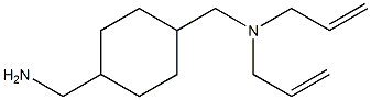 Diallyl-(4-aminomethyl-cyclohexylmethyl)-amine Structural