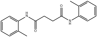 N,N'-bis(2-methylphenyl)succinamide Structural