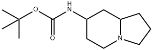 Carbamic acid, N-(octahydro-7-indolizinyl)-, 1,1-dimethylethyl ester Structural