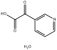 oxo(3-pyridinyl)acetic acid hydrate Structural