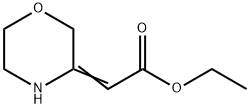 ethyl 2-[(3E)-morpholin-3-ylidene]acetate Structural