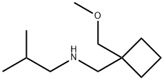 Isobutyl-(1-methoxymethyl-cyclobutylmethyl)-amine Structural