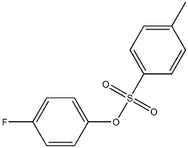 Phenol, 4-fluoro-, 4-methylbenzenesulfonate Structural