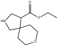 ethyl 8-oxa-2-azaspiro[4.5]decane-4-carboxylate Structural