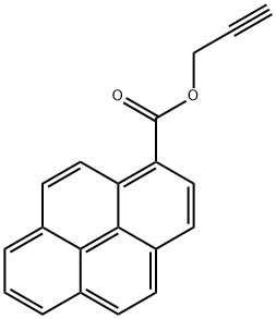 Pyrene-1-carboxylic acid prop-2-ynyl ester Structural