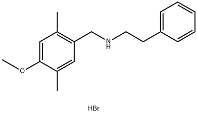 N-(4-methoxy-2,5-dimethylbenzyl)-2-phenylethanamine hydrobromide Structural