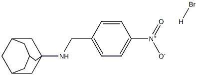 N-(4-nitrobenzyl)-1-adamantanamine hydrobromide Structural