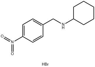 N-(4-nitrobenzyl)cyclohexanamine hydrobromide Structural