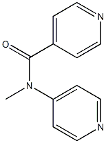 N-methyl-N-pyridin-4-ylpyridine-4-carboxamide Structural