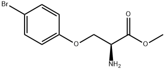 methyl O-(4-bromophenyl)serinate Structural