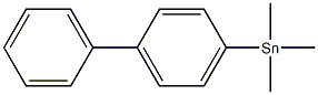 Stannane,[1,1'-biphenyl]-4-yltrimethyl- Structural