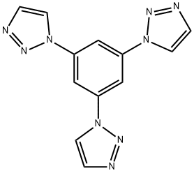 1,3,5-tri(1H-1,2,3-triazol-1-yl)benzene Structural