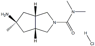 (3aR,5s,6aS)-5-amino-N,N,5-trimethylhexahydrocyclopenta[c]pyrrole-2(1H)-carboxamide hydrochloride