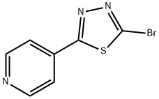 Pyridine, 4-(5-bromo-1,3,4-thiadiazol-2-yl)- Structural