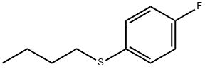 Benzene, 1-(butylthio)-4-fluoro- Structural