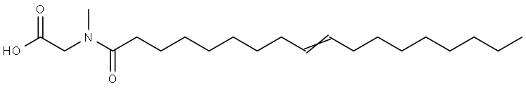 Glycine,N-methyl-N-(1-oxo-9-octadecen-1-yl)- Structural
