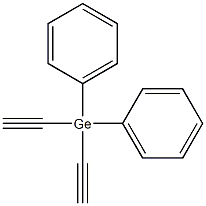 Germane,diethynyldiphenyl- Structural