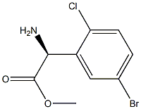 METHYL(2S)-2-AMINO-2-(5-BROMO-2-CHLOROPHENYL)ACETATE