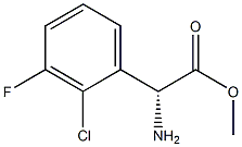 METHYL(2R)-2-AMINO-2-(2-CHLORO-3-FLUOROPHENYL)ACETATE