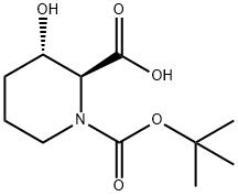 (2S,3S)-1-(tert-butoxycarbonyl)-3-hydroxypiperidine-2-carboxylic acid