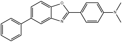 Dimethyl-[4-(5-phenyl-benzooxazol-2-yl)-phenyl]-amine Structural