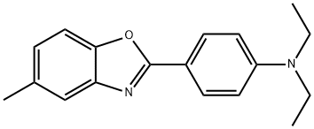 Diethyl-[4-(5-methyl-benzooxazol-2-yl)-phenyl]-amine Structural