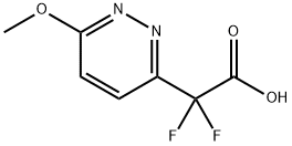 Difluoro-(6-methoxy-pyridazin-3-yl)-acetic acid Structural