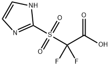 Difluoro-[(1H-imidazole-2-sulfonyl)]-acetic acid Structural