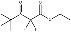 Difluoro-(2-methyl-propane-2-sulfinyl)-acetic acid ethyl ester Structural
