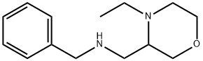 Benzyl-(4-ethyl-morpholin-3-ylmethyl)-amine Structural