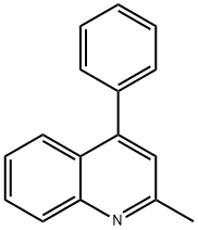 Quinoline, 2-methyl-4-phenyl- Structural